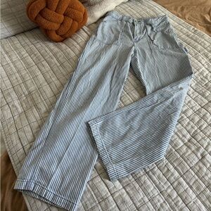 Striped Wide Leg Pants